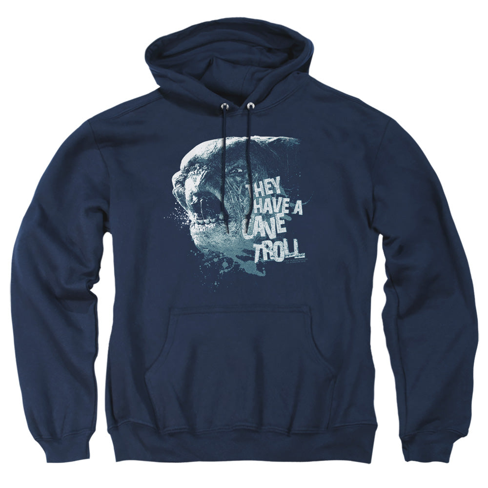 Lord Of The Rings Cave Troll Mens Hoodie Navy