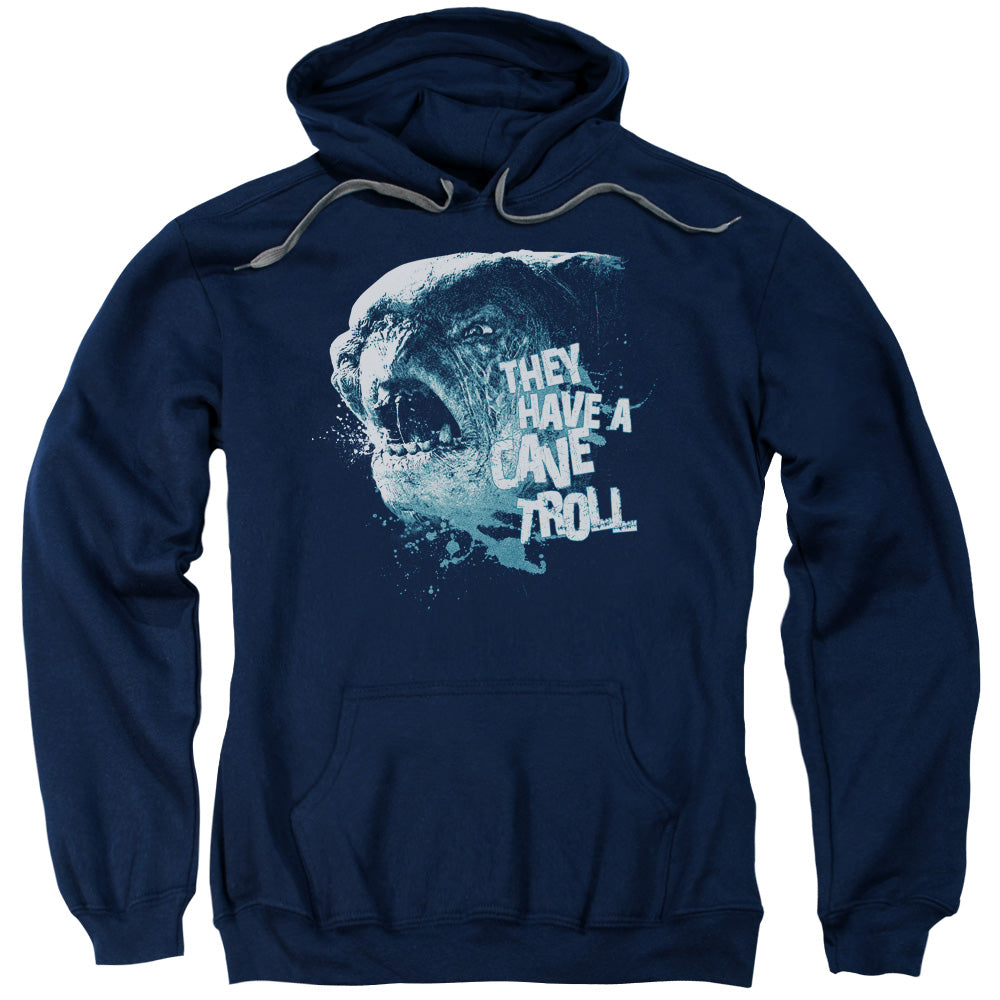 Lord Of The Rings Cave Troll Mens Hoodie Navy