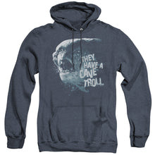 Load image into Gallery viewer, Lor Cave Troll Heather Mens Hoodie Navy
