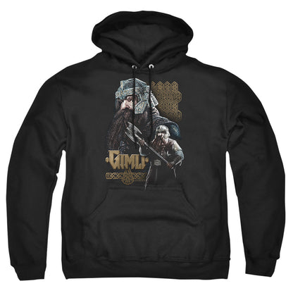 Lord Of The Rings Gimli Mens Hoodie Black