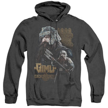 Load image into Gallery viewer, Lor Gimli Heather Mens Hoodie Black
