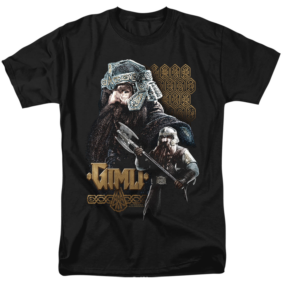 Lord Of The Rings Gimli Mens T Shirt Black