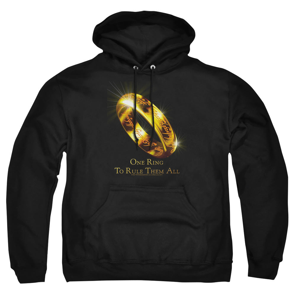 Lord Of The Ringsd Of The Rings One Ring To Rule Them All Mens Hoodie Black