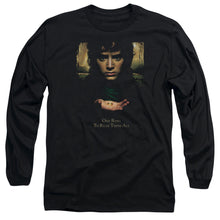 Load image into Gallery viewer, Lor Frodo One Ring Mens Long Sleeve Shirt Black Officially Licensed
