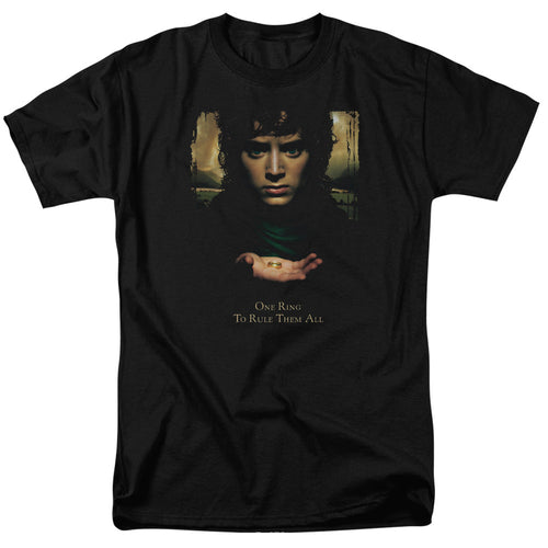 Lord Of The Rings Frodo One Ring Mens T Shirt Black