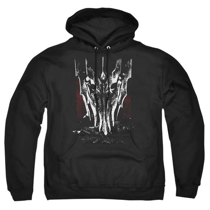 Lord Of The Rings Big Sauron Head Mens Hoodie Black