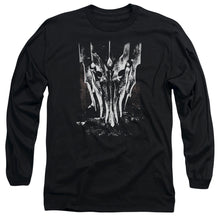 Load image into Gallery viewer, Lor Big Sauron Head Mens Long Sleeve Shirt Black Officially Licensed
