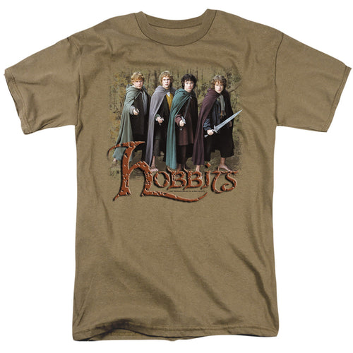 Lord Of The Rings Hobbits Mens T Shirt Safari Green