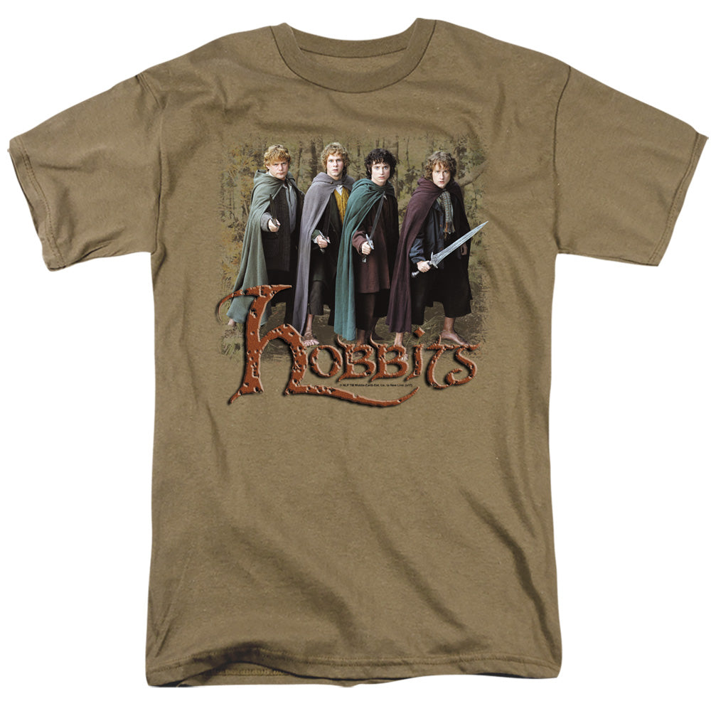 Lord Of The Rings Hobbits Mens T Shirt Safari Green