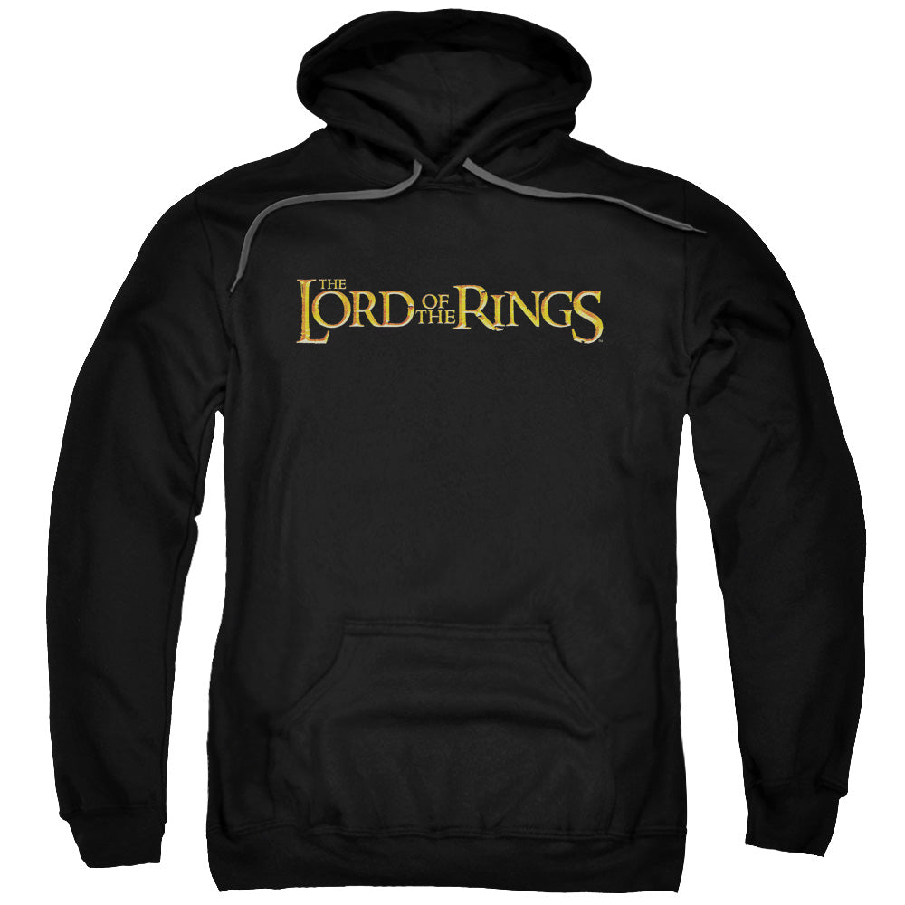 Lord Of The Rings Lotr Logo Mens Hoodie Black