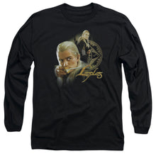 Load image into Gallery viewer, Lor Legolas Mens Long Sleeve Shirt Black Officially Licensed
