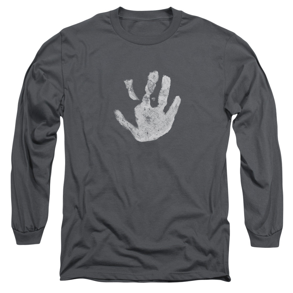 Lor White Hand Mens Long Sleeve Shirt Charcoal Officially Licensed