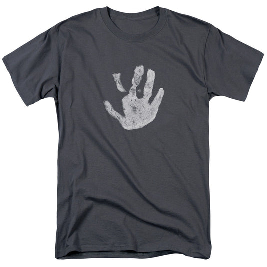 Lord Of The Rings White Hand Mens T Shirt Charcoal