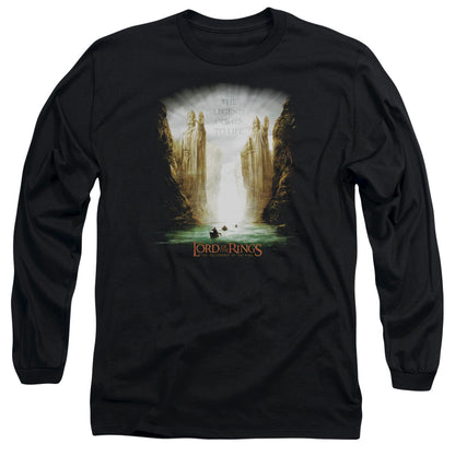 Lor Kings Of Old Mens Long Sleeve Shirt Black Officially Licensed