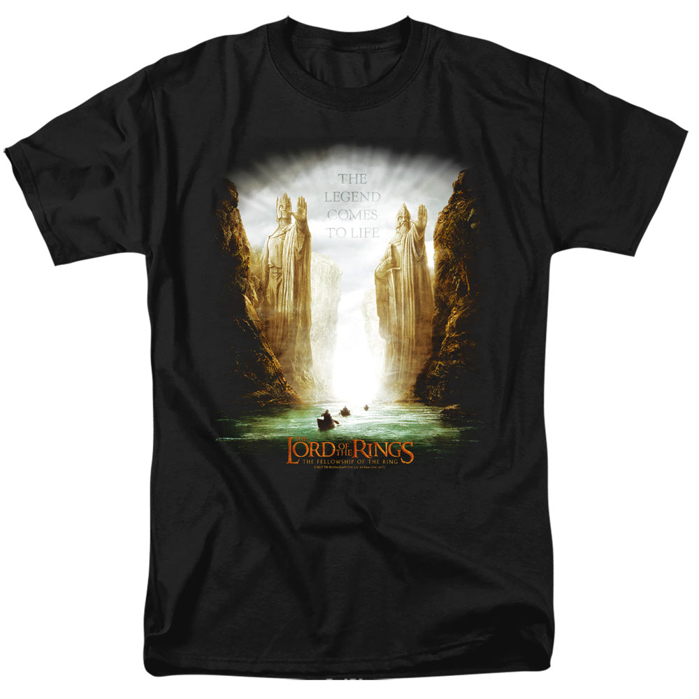 Lord Of The Rings Kings Of Old Mens T Shirt Black