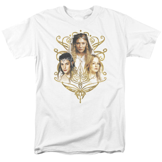 Lord Of The Rings Women Of Middle Earth Mens T Shirt White