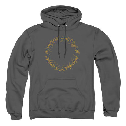 Lord Of The Ringsd Of The Rings One Ring Mens Hoodie Charcoal