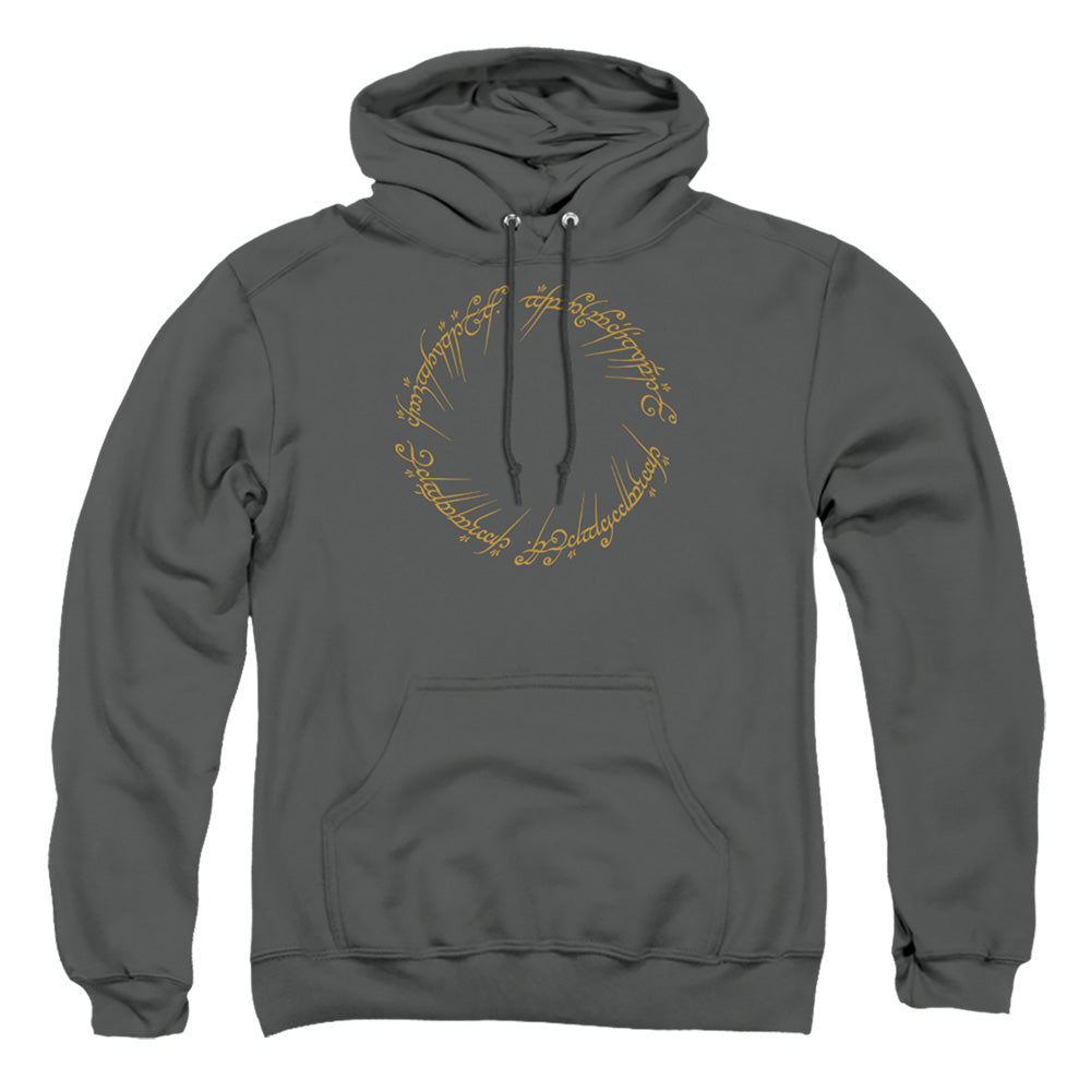 Lord Of The Ringsd Of The Rings One Ring Mens Hoodie Charcoal