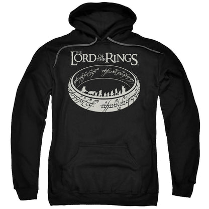 Lord Of The Rings the Journey Mens Hoodie Black