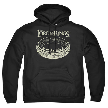 Lord Of The Ringsd Of The Rings The Journey Mens Hoodie Black