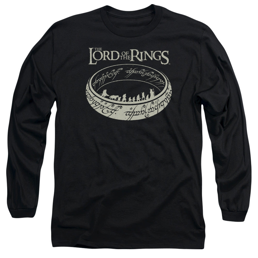Lord Of The Rings The Journey Mens Long Sleeve Shirt Black Officially Licensed