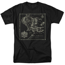 Load image into Gallery viewer, Lord Of The Rings Map Of Me Mens T Shirt Black
