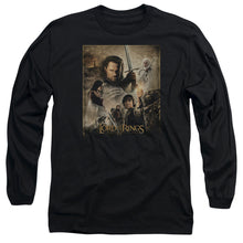 Load image into Gallery viewer, Lor Rotk Poster Mens Long Sleeve Shirt Black Officially Licensed
