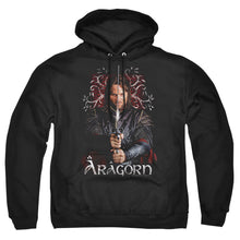 Load image into Gallery viewer, Lord Of The Rings Aragorn Mens Hoodie Black
