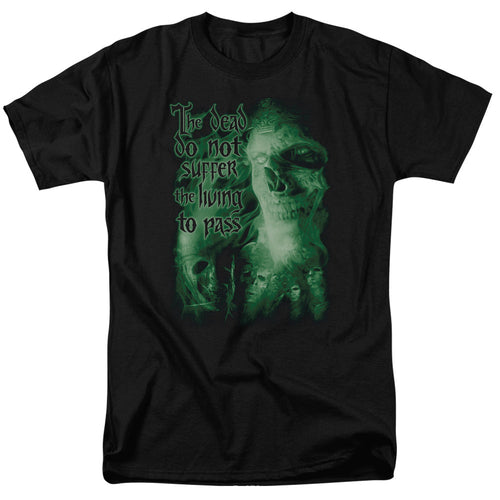 Lord Of The Rings King Of The Dead Mens T Shirt Black