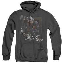 Load image into Gallery viewer, Lor The Best Dwarf Heather Mens Hoodie Black
