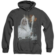 Load image into Gallery viewer, Lor Gandalf Heather Mens Hoodie Black
