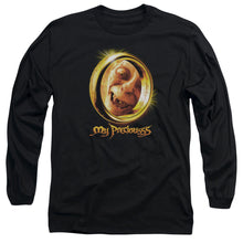 Load image into Gallery viewer, Lor My Precious Mens Long Sleeve Shirt Black Officially Licensed
