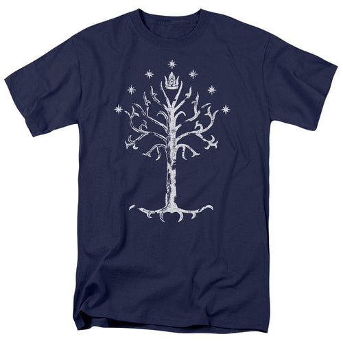 Lord Of The Rings Tree Of Gondor Mens T Shirt Navy