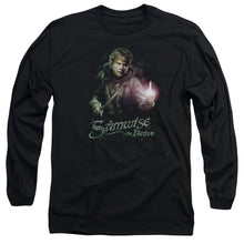 Load image into Gallery viewer, Lor Samwise The Brave Mens Long Sleeve Shirt Black Officially Licensed
