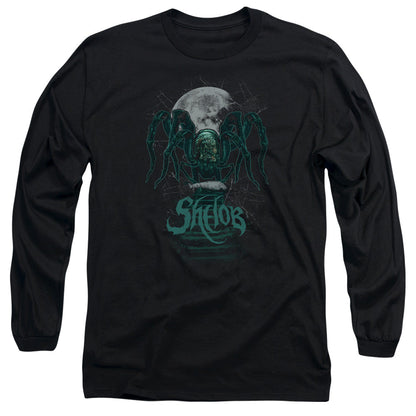 Lord Of The Rings Shelob Mens Long Sleeve Shirt Black Officially Licensed