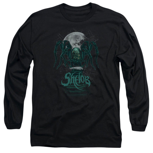 Lord Of The Rings Shelob Mens Long Sleeve Shirt Black Officially Licensed