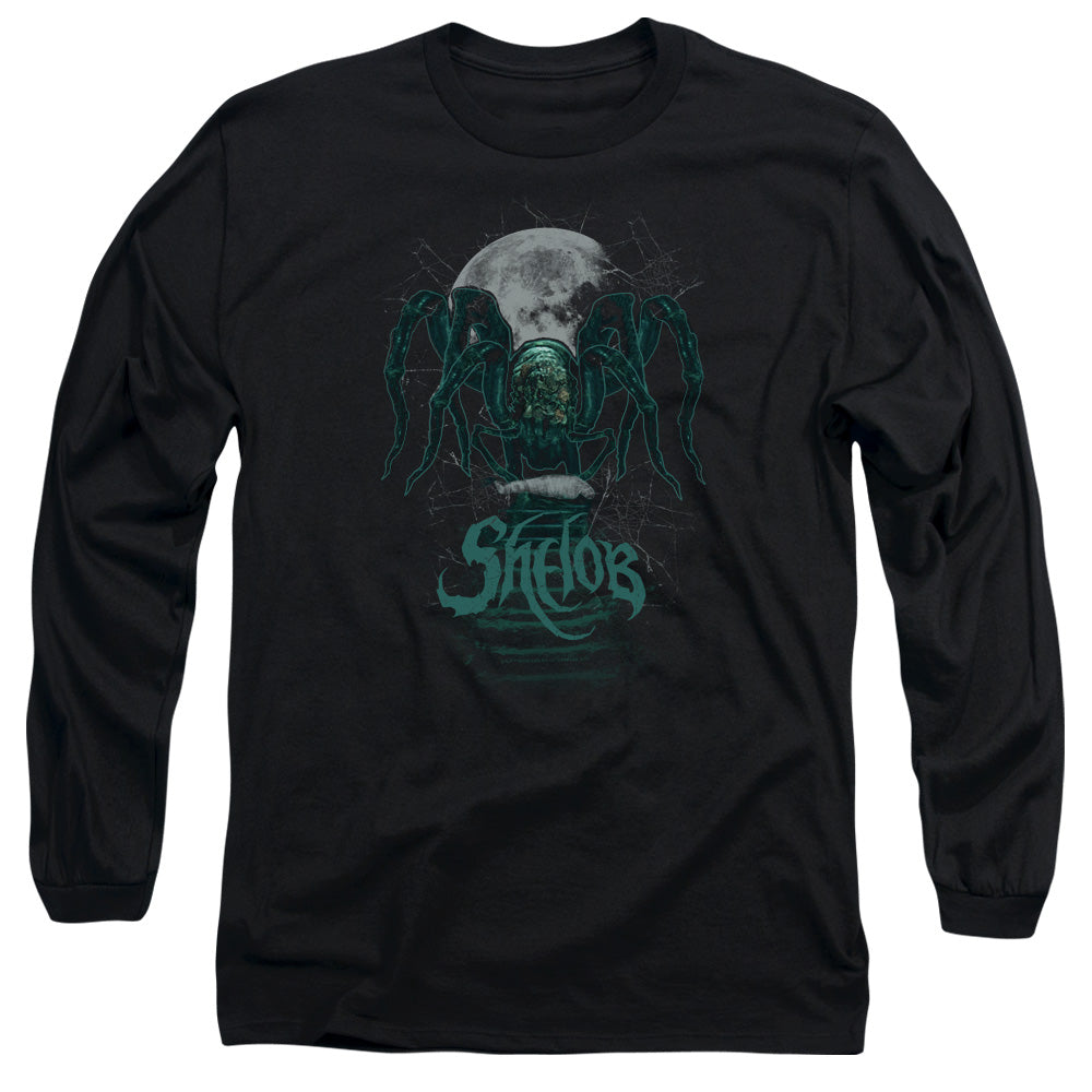Lord Of The Rings Shelob Mens Long Sleeve Shirt Black Officially Licensed