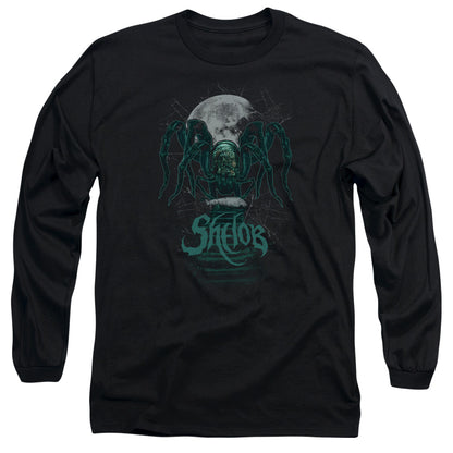 Lord Of The Rings Shelob Mens Long Sleeve Shirt Black Officially Licensed