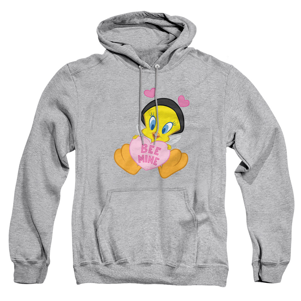Looney Tunes Valentine'S Day Tweety Bee Mine Mens Hoodie Athletic Heather