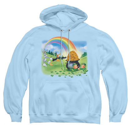 Looney Tunes Mine Mine Mine Mens Hoodie Light Blue