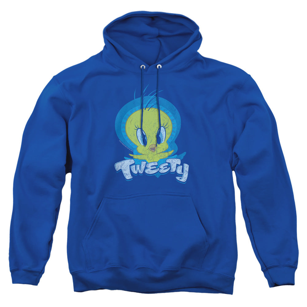 Looney Tunes Tweety Swirl Mens Hoodie Royal