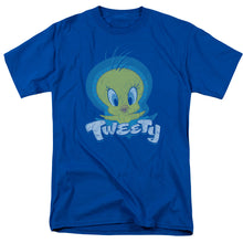 Load image into Gallery viewer, Looney Tunes Tweety Swirl Mens T Shirt Royal Blue
