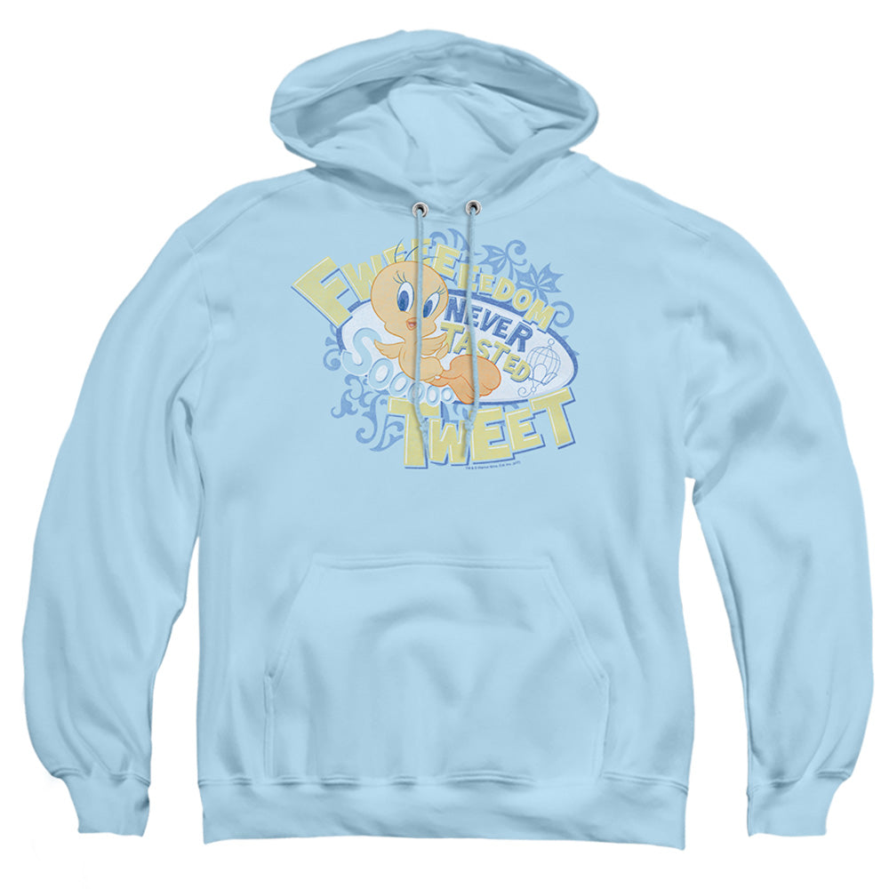 Looney Tunes Fweedom Mens Hoodie Light Blue