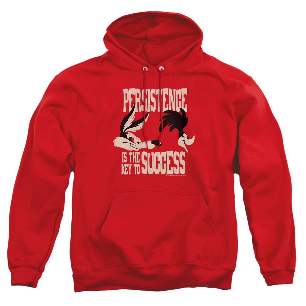 Looney Tunes Persistence Mens Hoodie Red