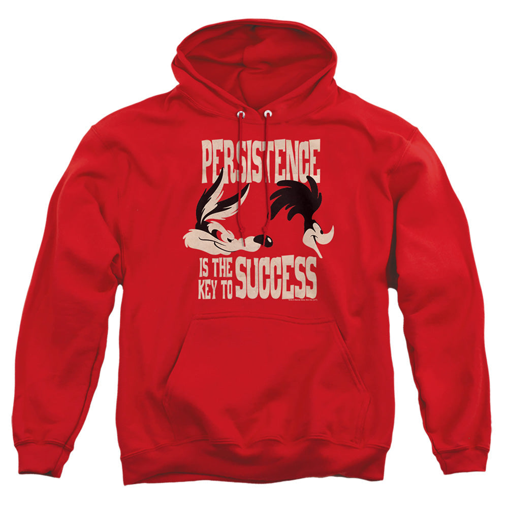 Looney Tunes Persistence Mens Hoodie Red