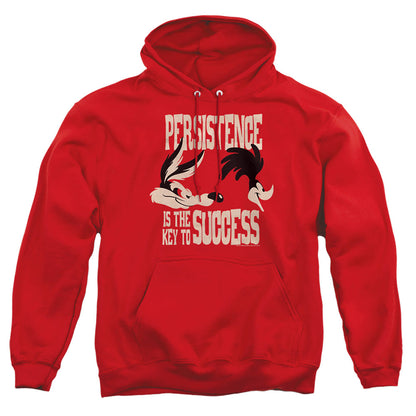 Looney Tunes Persistence Mens Hoodie Red
