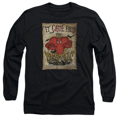 Looney Tunes The Depths Mens Long Sleeve Shirt Black Officially Licensed