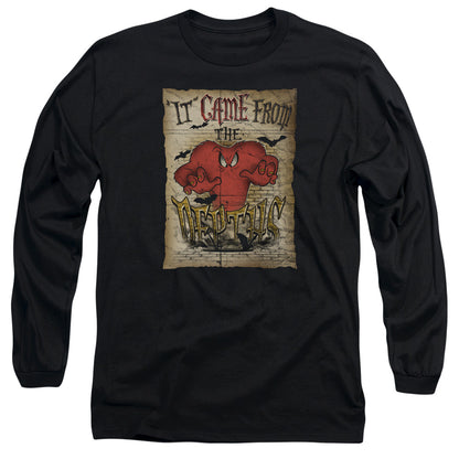 Looney Tunes The Depths Mens Long Sleeve Shirt Black Officially Licensed