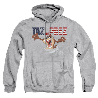 Looney Tunes Taz For Prez 3 Mens Hoodie Athletic Heather