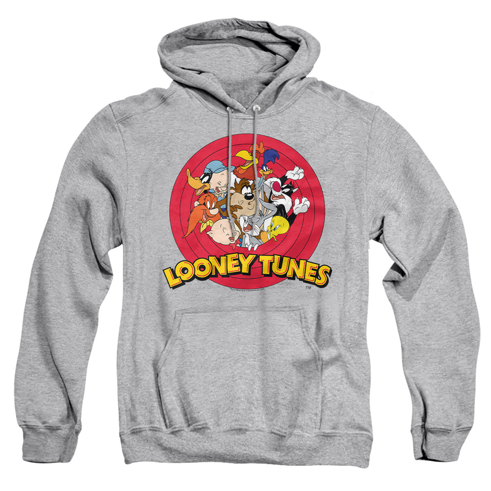Looney Tunes Group Mens Hoodie Athletic Heather